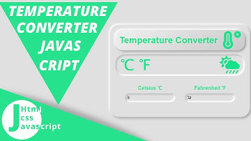 Neumorphism Responsive Temperature Converter Using HTML CSS Javascript |Create Temperature Converter