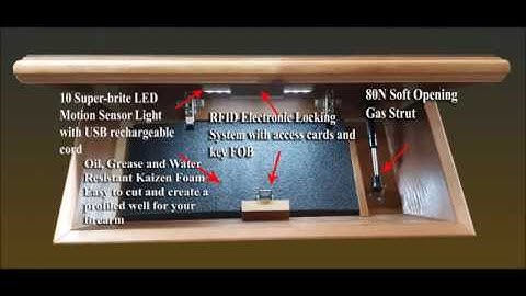 Floating Shelf Concealed Compartment