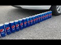 Experiment Car vs Pepsi | Crushing crunchy & soft things by car | Test Ex