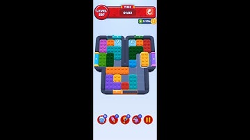 Color Block Jam Level 587 (New) Walkthrough #colorblockjam