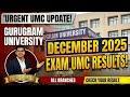 Gurugram University UMC cases Result Out March 2026 Meeting Result Declared. GU UMC Result Declared