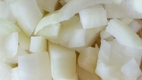 Diced Onion Sorting by Spray | RAYTEC VISION SpA