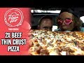 Pizza Hut's 2X Beef, 2X Cheese Thin Crust Pizza Food Review