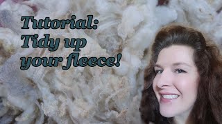 I bought a raw wool fleece. Now what?