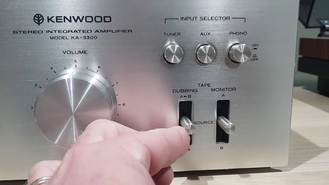 Kenwood KA-3300 Integrated Amplifier - YouTube