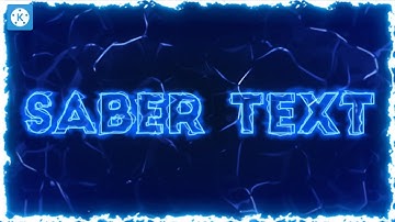 How to make saber Text effect in kinemaster | Kinemaster editing Tutorial