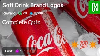 Soft Drink Brand Logos Quiz Answer | HICHApp | Earn in Pound | Joining Link Available in Description screenshot 2
