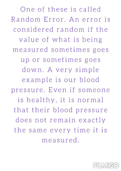 What is an example of random error youtube