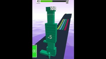 Stack Colors Gameplay in level 43