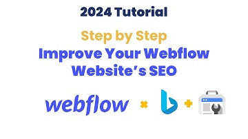 Webflow SEO Google Search Console & Bing Webmaster Tools Setup for Webflow