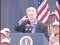 President Clinton at Boy Scout Jamboree (1997)