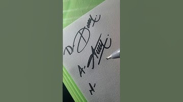 How to Create a Professional Signature for Your Name✍🏻