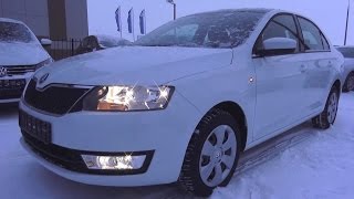 2017 Škoda Rapid 1.6 MPI AT. Обзор (интерьер, экстерьер, двигатель).