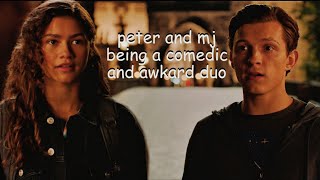 peter and mj being a comedic and awkard duo for almost six minutes straight