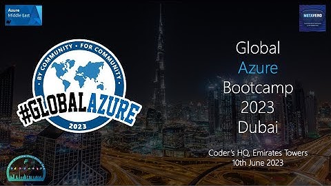Global Azure Bootcamp Dubai 2023