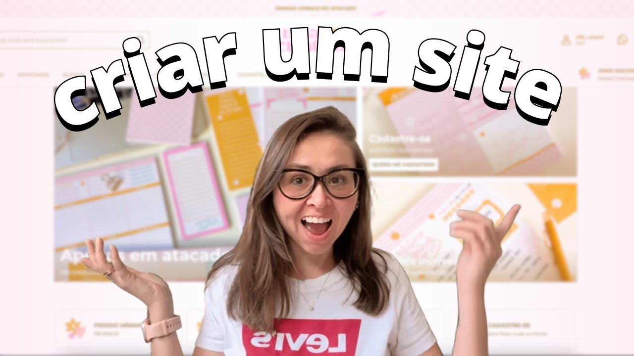 Como CRIAR UM SITE pra sua loja - passo a passo do ZERO - YouTube
