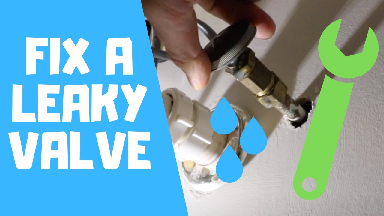 How To Fix A Leaky Shut Off Valve Youtube