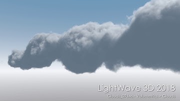 LightWave 3D 2018: Clouds 09 scene rendered