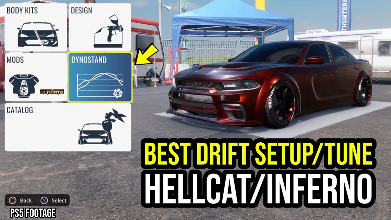 Best Drift Setup/Tune Hellcat/Inferno in CarX Drift Racing Ps5 - YouTube