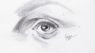 how to draw an eye step by step for beginner |  realistic eye drawing step by step - proko