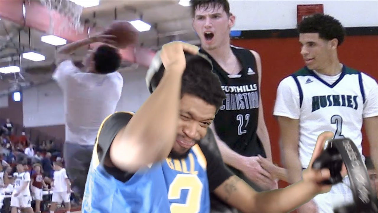 WTF LONZO’S 360 DUNKING EASYYY! LONZO BALL vs TJ LEAF FINAL HS GAME REACTION!