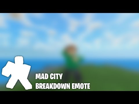 Mad City Breakdown Emote Music Youtube - alle tanz emotes in mad city roblox music jinni
