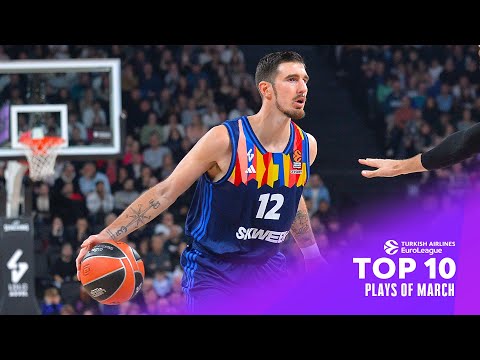 Masterclass in Basketball | Top 10 PLAYS MARCH  | 2023-24 Turkish Airlines EuroLeague