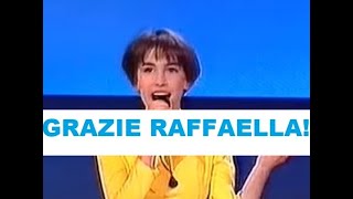 Video thumbnail of "Francesca Gollini - Rosso **GRAZIE RAFFAELLA!** (video 1993) Non è la Rai"