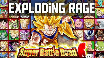 Super Battle Road Exploding Rage Only Dragon Ball Z Dokkan Battle full run SBR