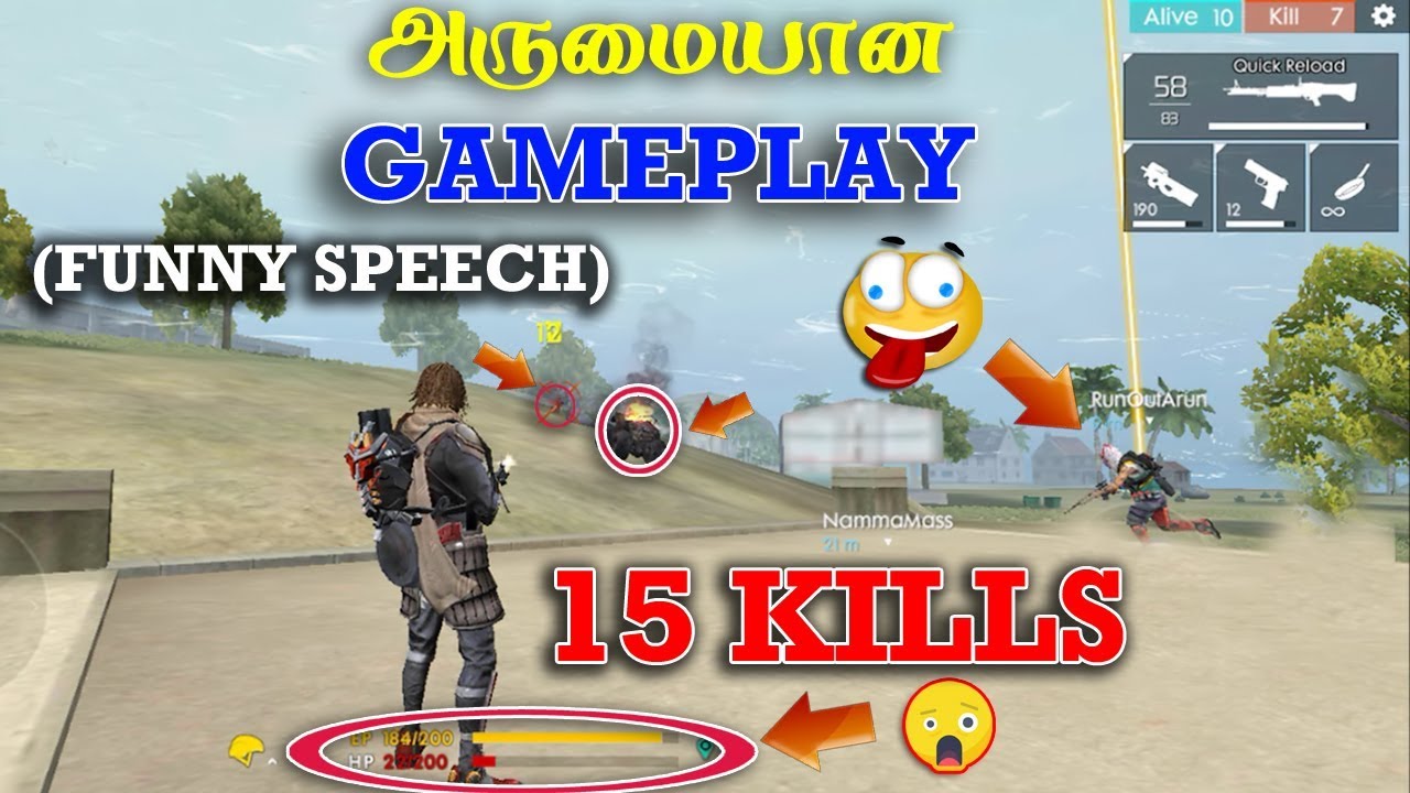 Free Fire Classic Match 15kills(Funny Speech) Game Play ...