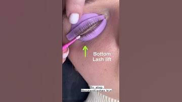 Lash Lift Series: Bottom Lash Lift #lashpro #beautyindustry #lashlove