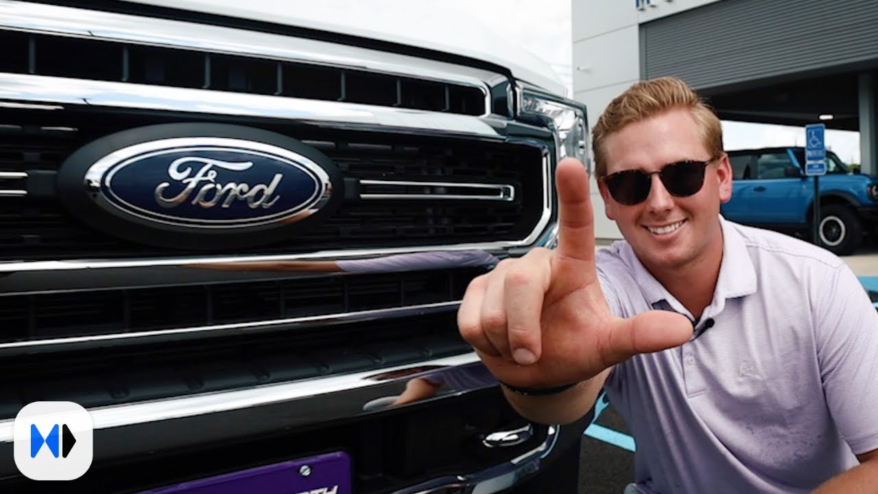 LSU Quarterback Receives New Ford F-250 From Hollingsworth Richards Ford - YouTube