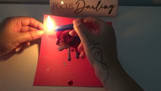 Candle Wax On PaperThis Will Surprise You!! Its a Blessing