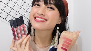 Lipstik Lokal 35.000, Gimana Kualitasnya? Brun Brun Paris Lip Cream Swatches