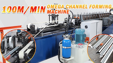 KINGREAL High Speed Furring Hat Channel Making Machine
