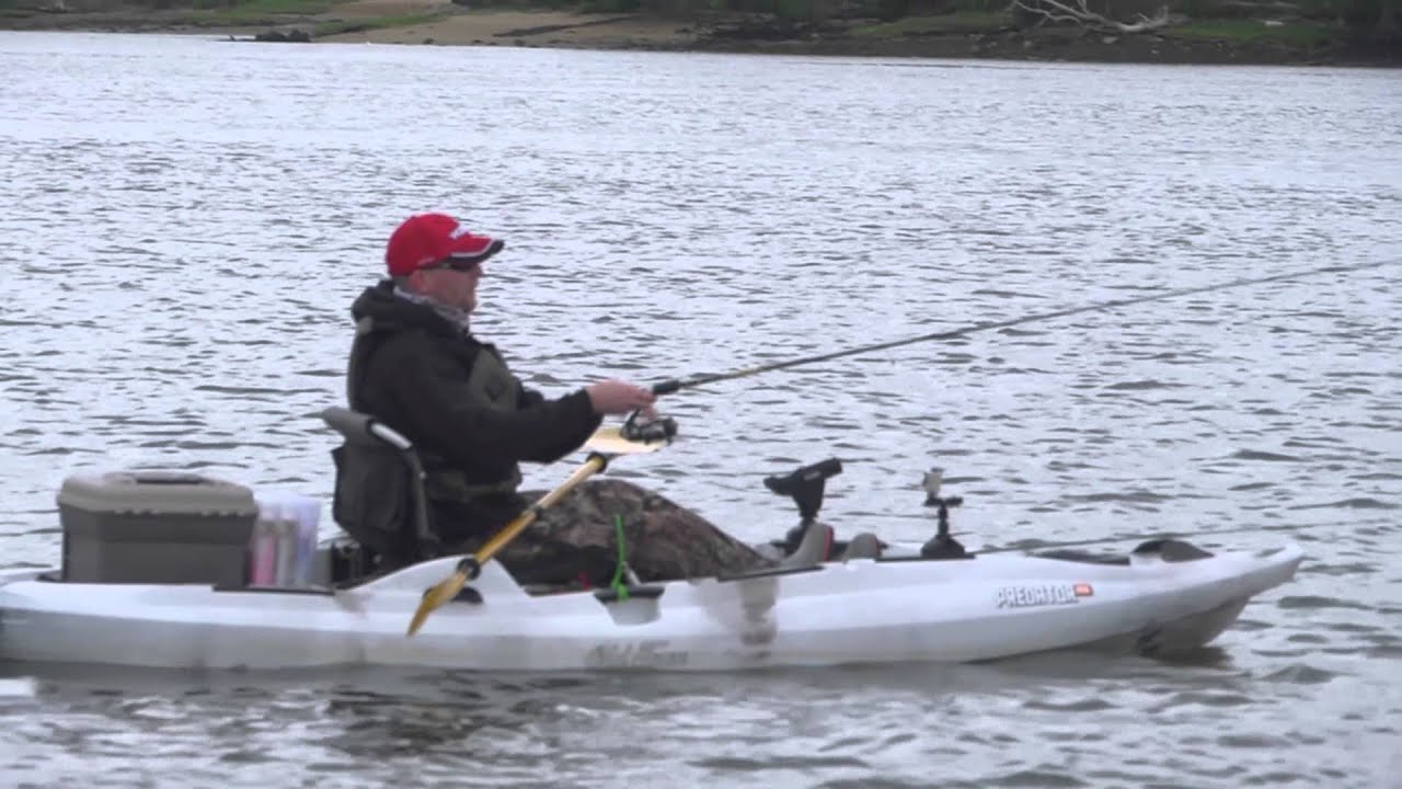 Striper Fishing from a Kayak - YouTube