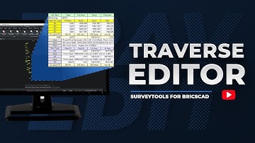 SurveyTools for BricsCAD - Traverse Editor