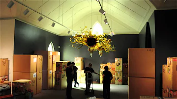 Chihuly's Laguna Murano Chandelier Time Lapse at Foothills Art Center, Golden, CO