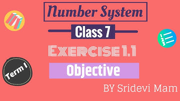 TN Samacheer class 7 maths Term 1 Chapter ( Number System ) Exercise 1.1 objective 7th maths tamil