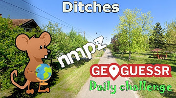 Geoguessr Daily Challenge - NMPZ - These Ditches Are Often Seen In Front Of Houses Here