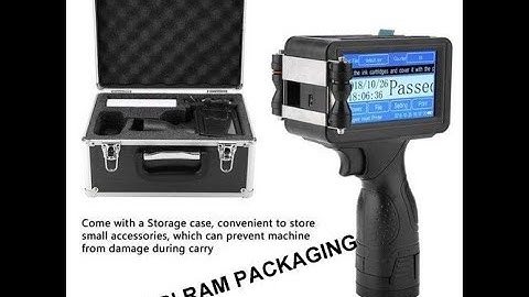 Water Bottle Batch Coding ,  Mrp , Date Printing Machine | PET HDPE Bottle Batch Printing Handheld