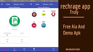 Kodular Create Recharge App Preview And Free Aia  &  Demo Apk #kodularkoder #kartikparmar