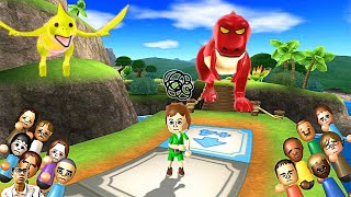 Wii Party Series Board Game Island - Guest E Vs Sakura Vs Pierre Vs Yoko Master Difficulty