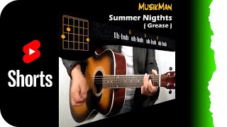 Summer Nights 👦👱‍♀️ (Short Version) - Grease / Guitar Cover / MusikMan