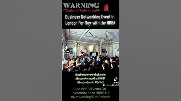 Networking Event London, this May 28th with the HBBA #HBBA - #BusinessEvents #Events #Ev3nt5 #London