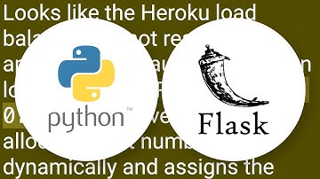 Python Flask Web API [Heroku]: It runs locally but shows Application Error when deployed