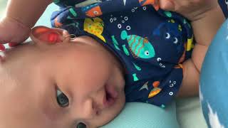 Baby Neyra's 1-Month-Old Playtime Adventure: Cherishing Early Movements!