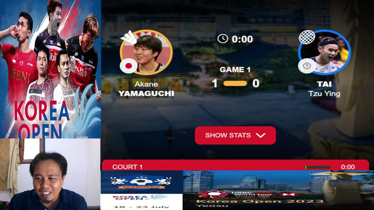 🔴LIVE Fajar/Rian (INA) vs Kang/Seo (KOR) I Korea Open 2023 Siaran