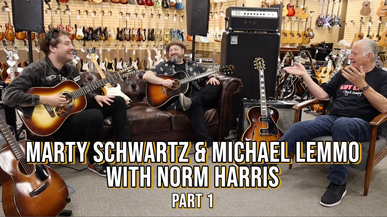 Marty Schwartz & Michael Lemmo with Norm at Norman's Rare Guitars - Part 1 Marty Schwartz & Michael Lemmo with Norm at Norman's Rare Guitars - Part 1