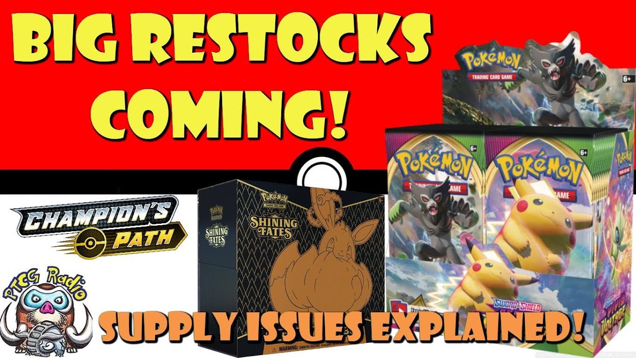 publicity แปล ว่า  New 2022  BIG Pokémon Restocks are Coming - Supply Issues Explained (Pokémon TCG News)